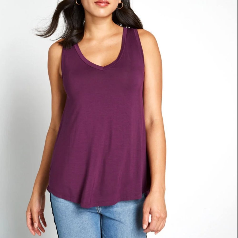 NWOT ModCloth High Low Tunic Tank